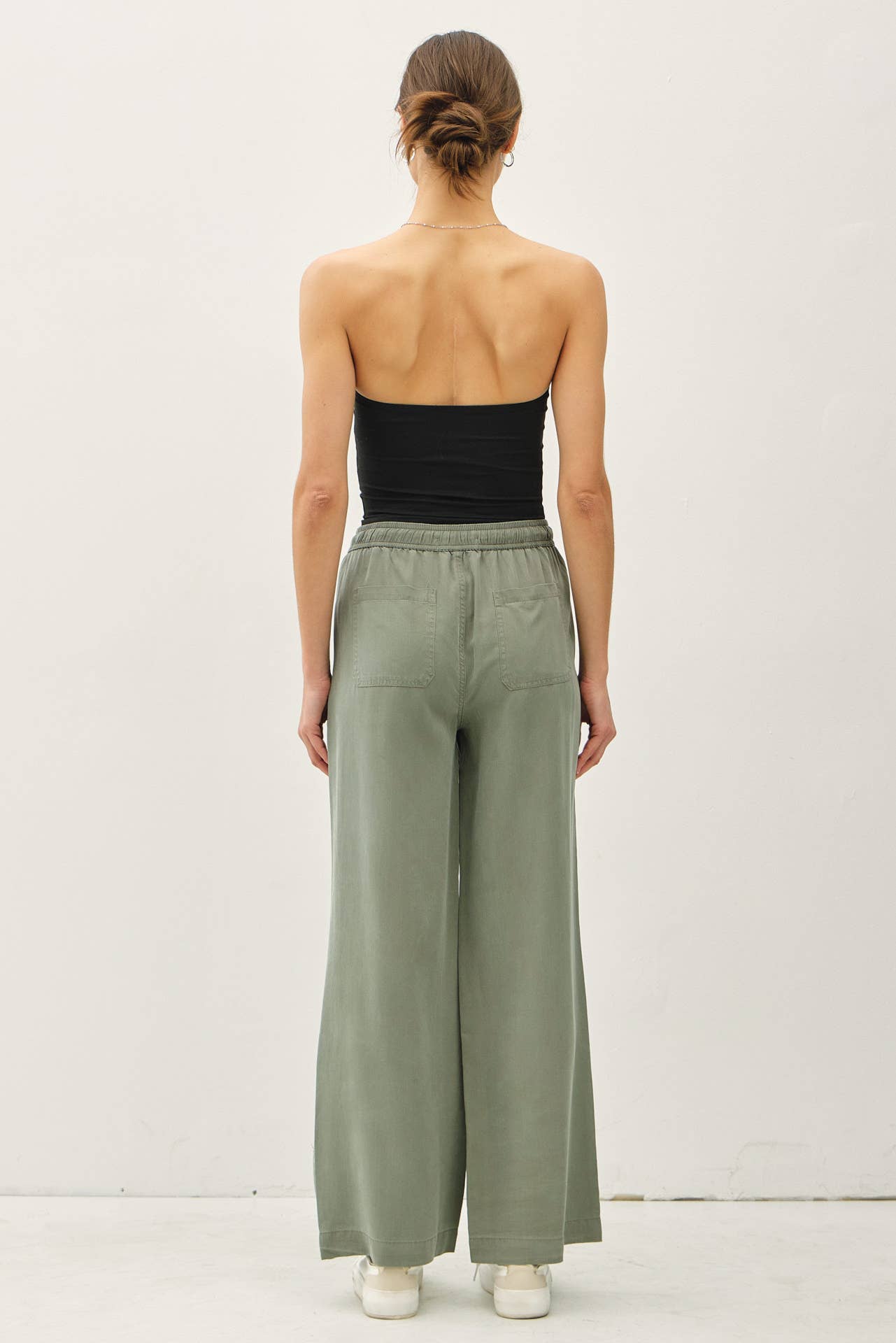 Tencel Wide Leg Pants
