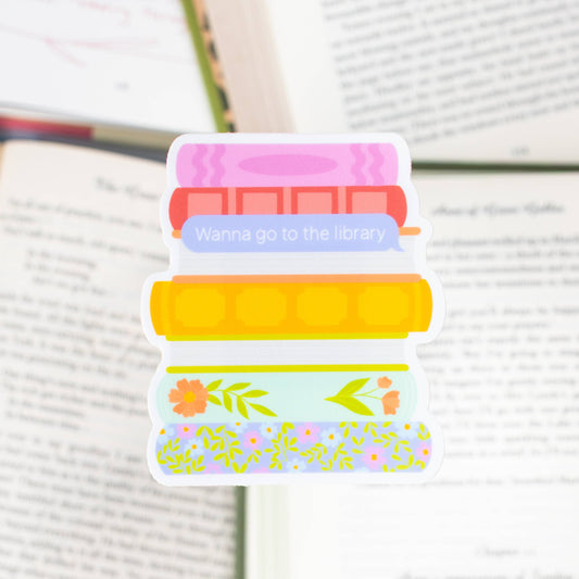 Sticker | Wanna Go To The Library