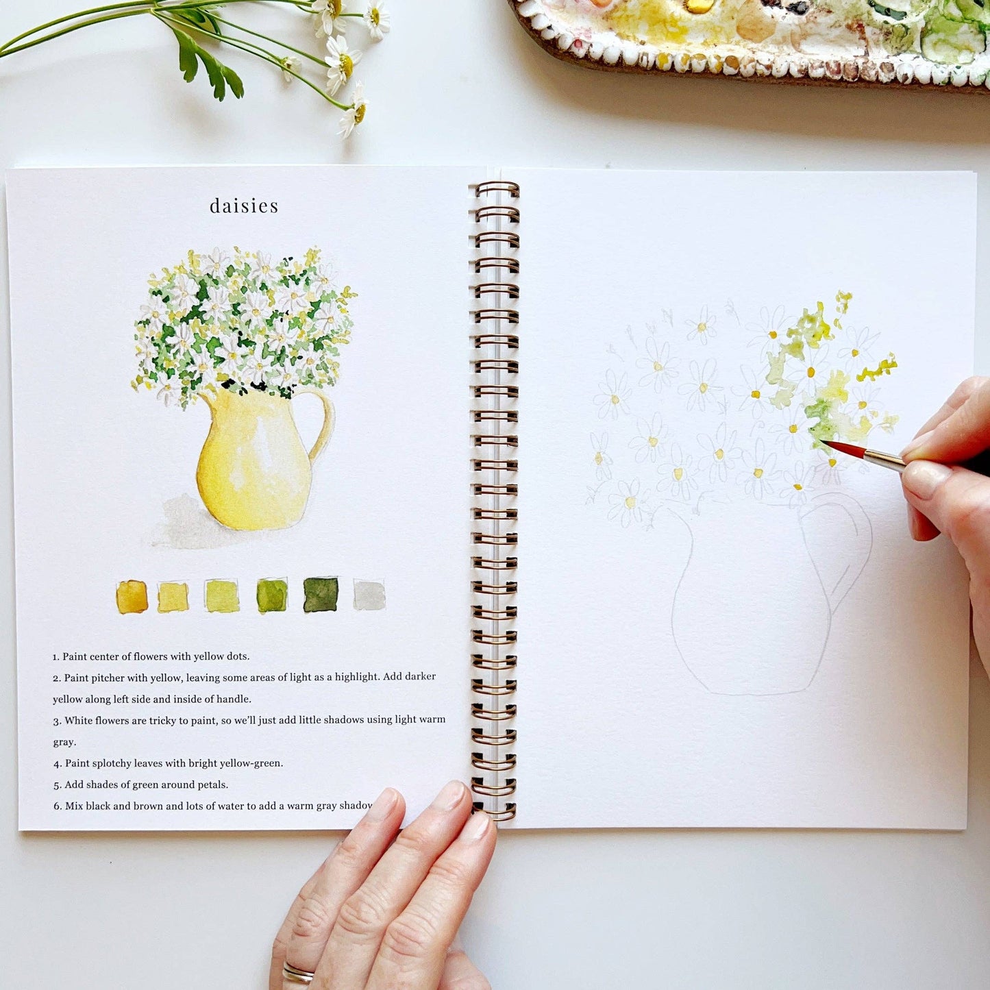 Watercolor Workbook | Flowers