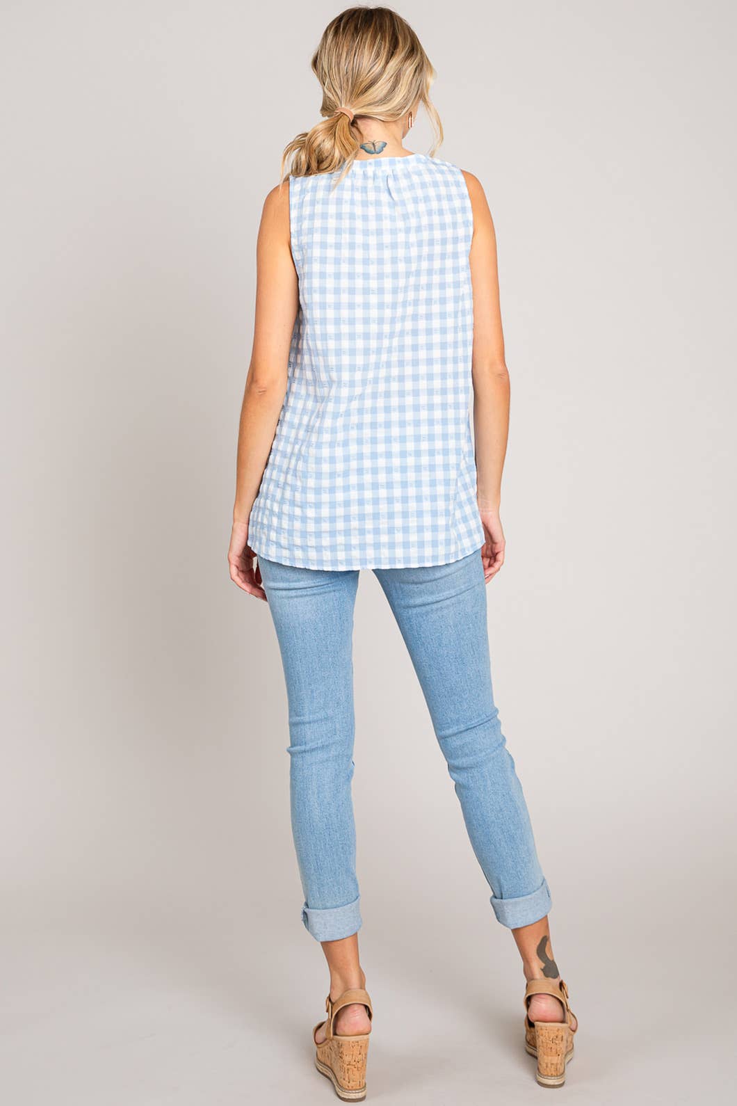 Gingham Tank Top