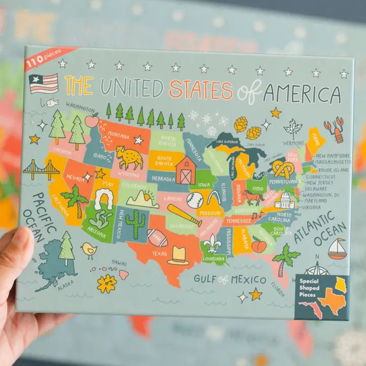 USA Educational Jigsaw Puzzle