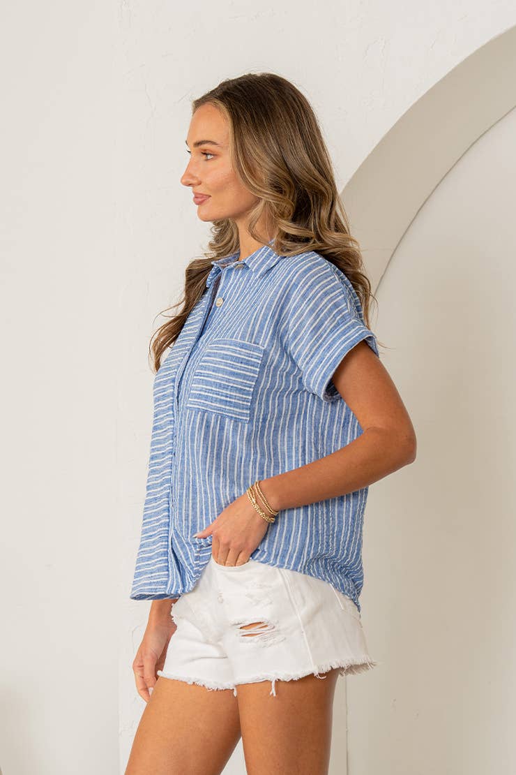 Stripe Button Down