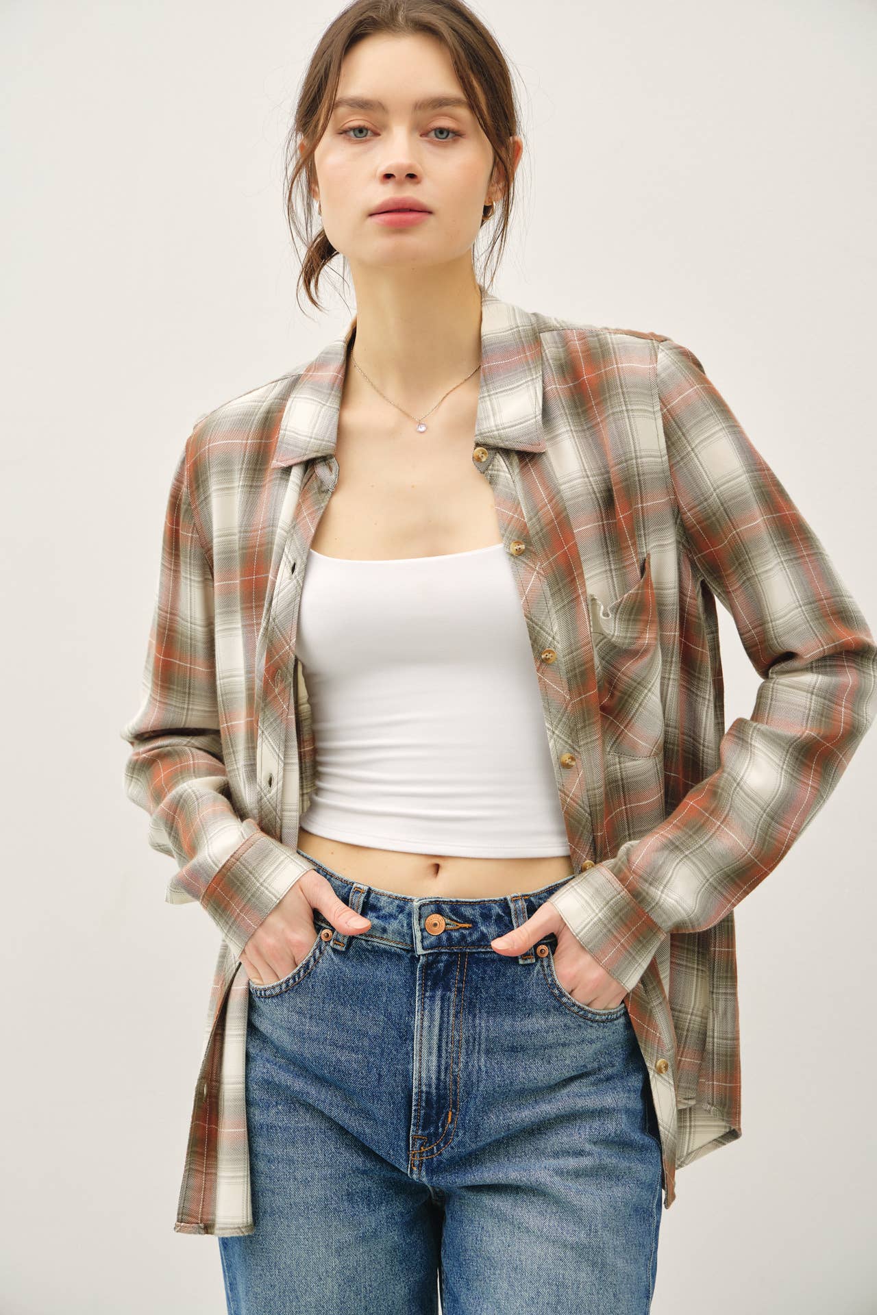 Plaid Button Down