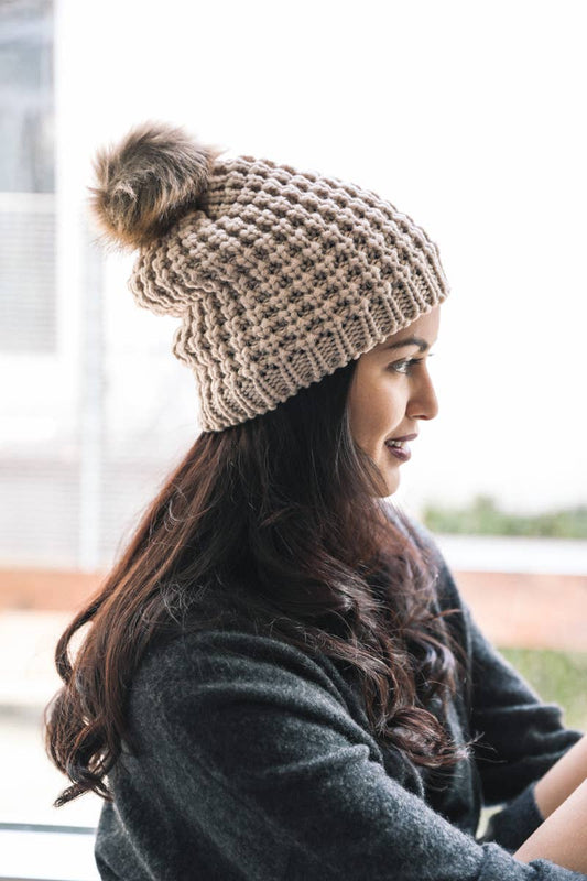 Knit Pom Beanie