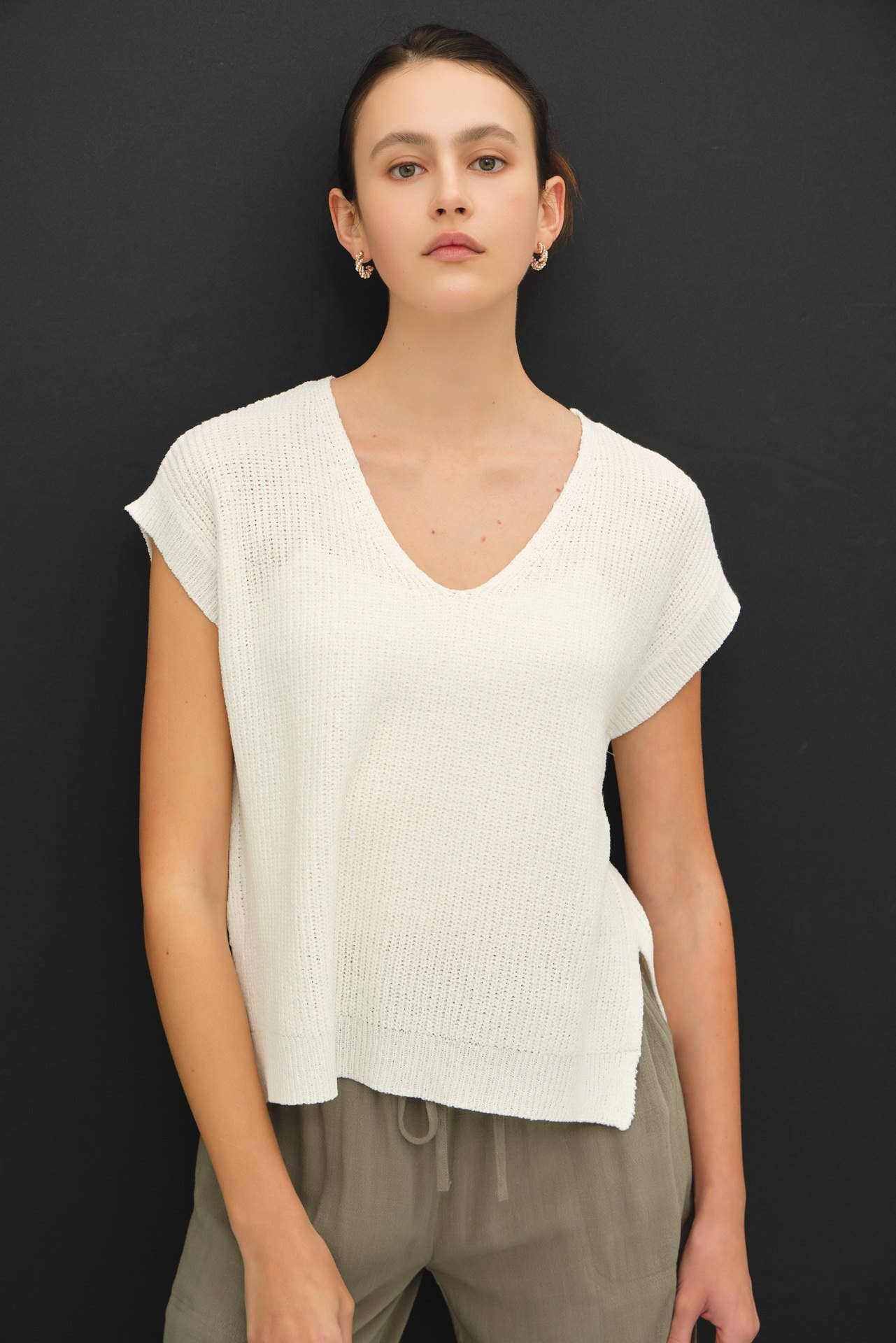 Lightweight Dolman Sweater | Off-White