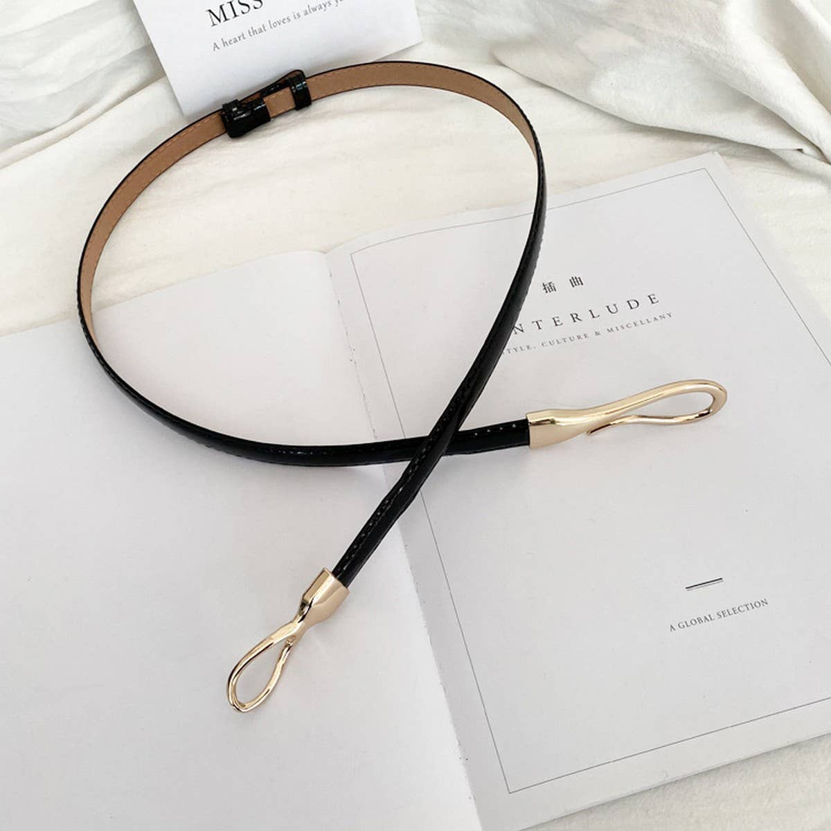 Thin Adjustable Belt