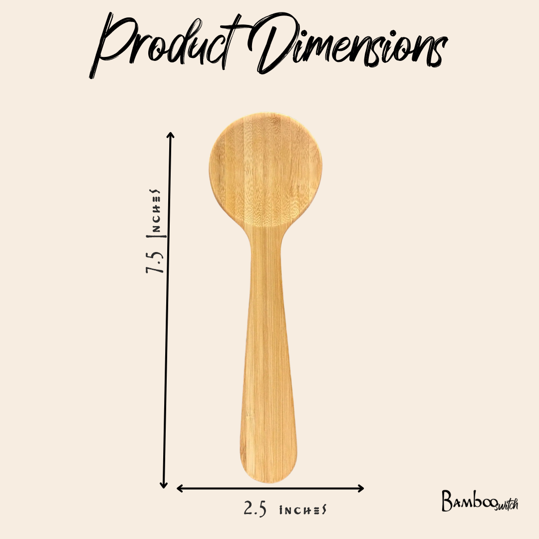 Bamboo Coffee Scoop with Bag Clip