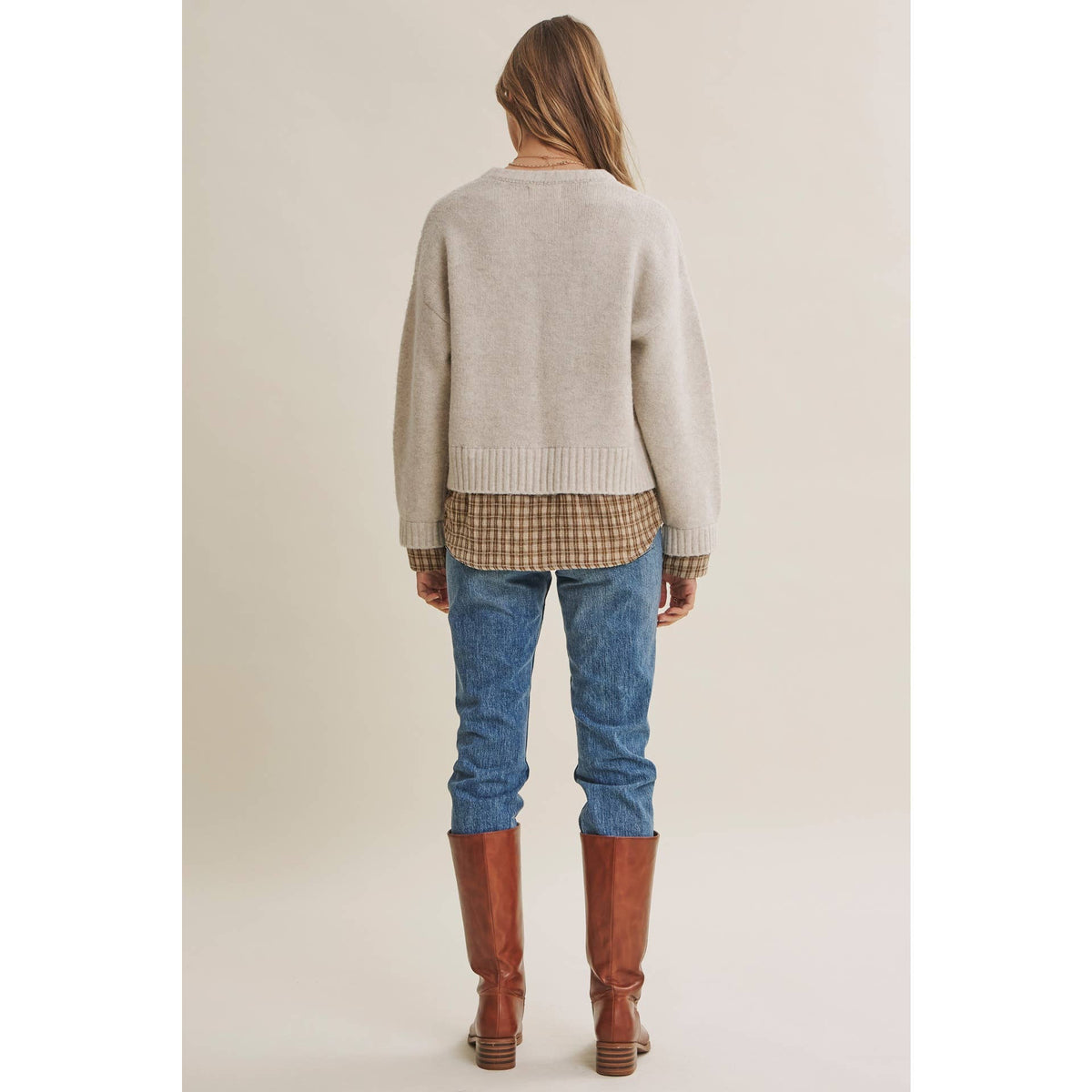 Country Road Layered Sweater