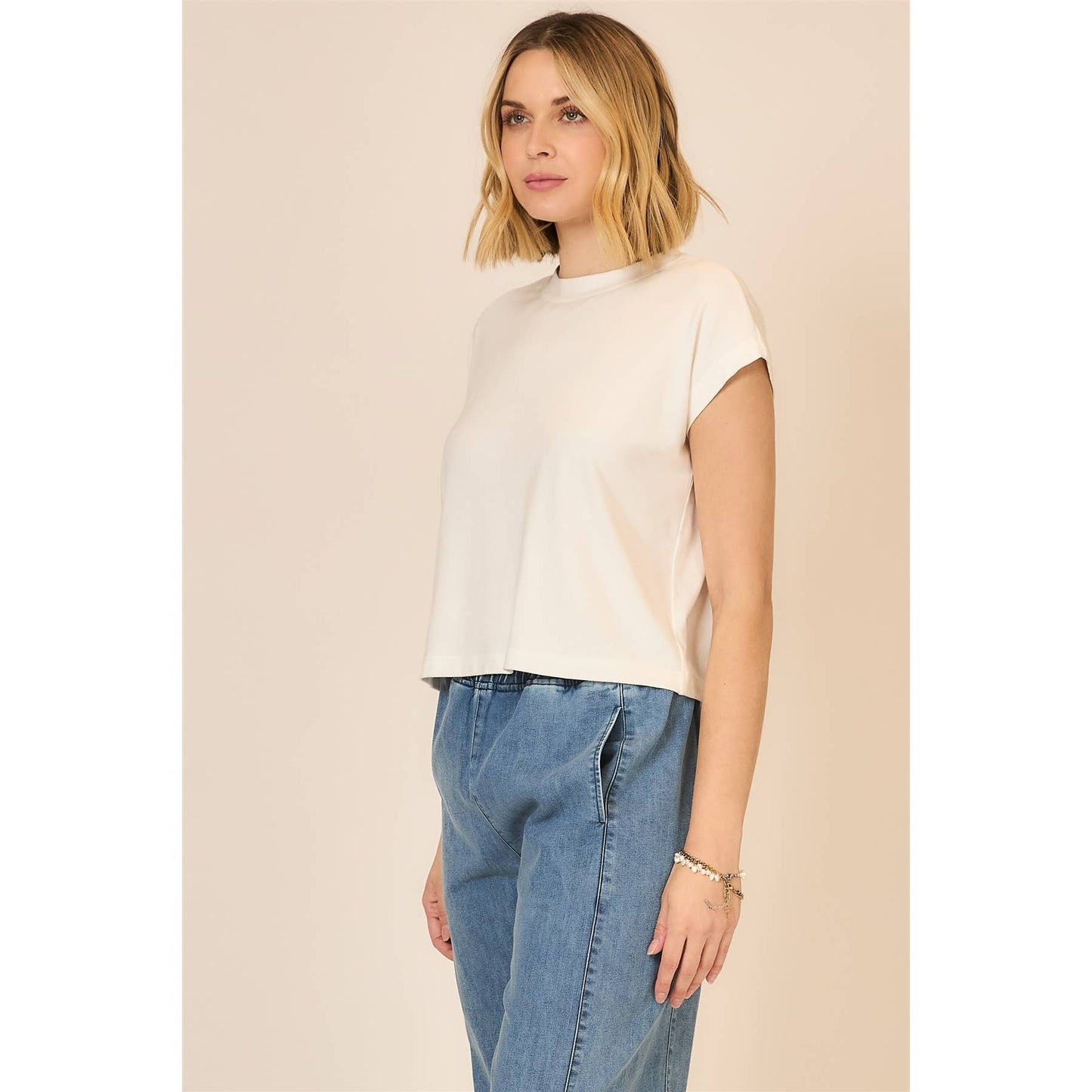 Solstice Relaxed Cap Sleeve Top