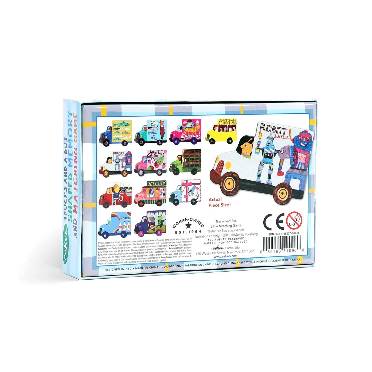 Trucks & A Bus Little Memory  Game