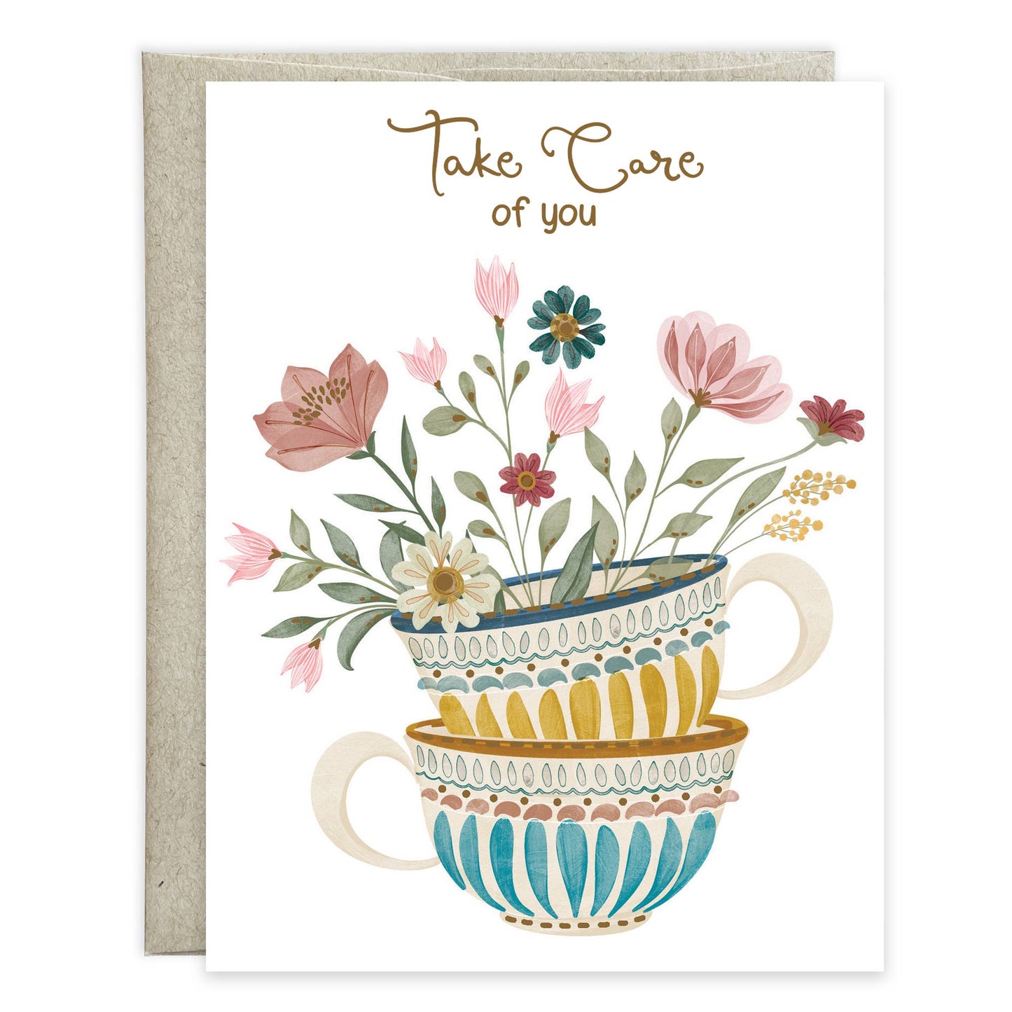 Get Well Card | Tea Cup Stack