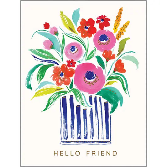 Thinking of You Card | Painterly Bloom Vase