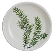 Stoneware Dish with Botanical Animal