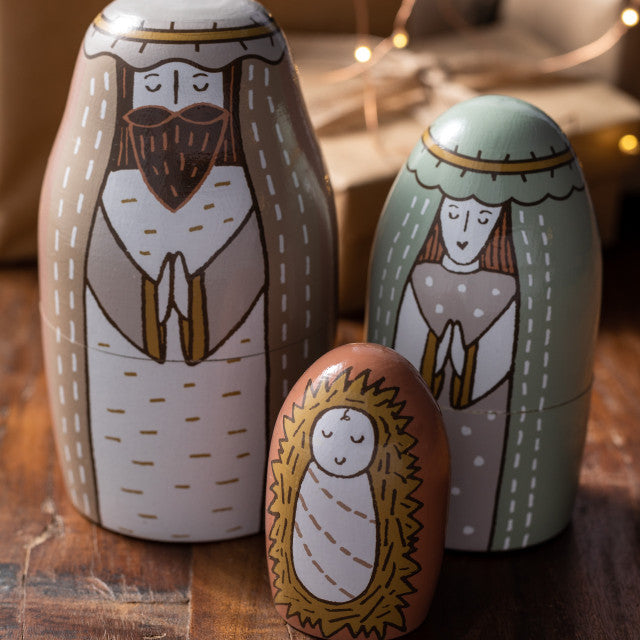 Nesting Nativity Set