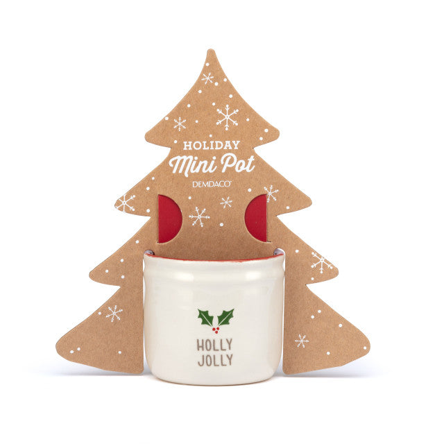 Holly Jolly Mini Planter & Gift Card Holder