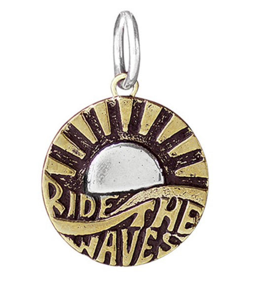 Ride the Waves Charm