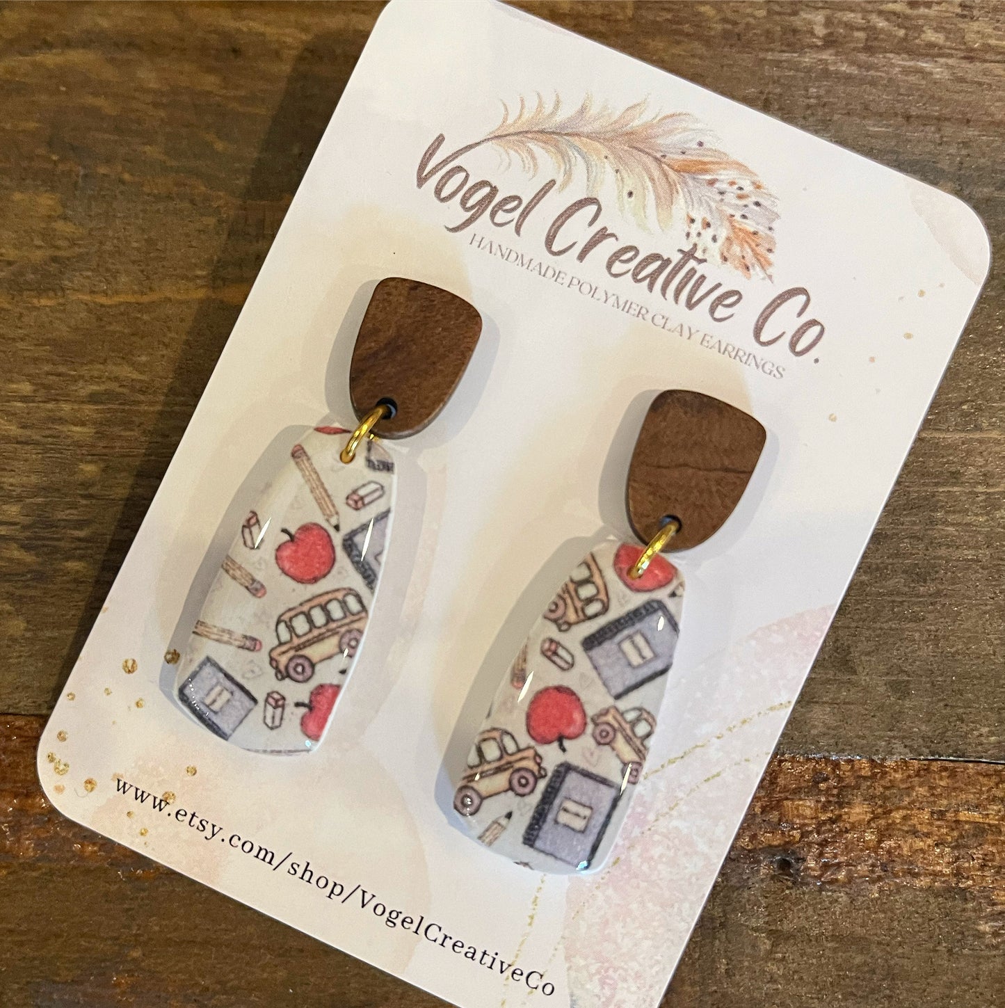 Polymer Clay Earrings | Teacher