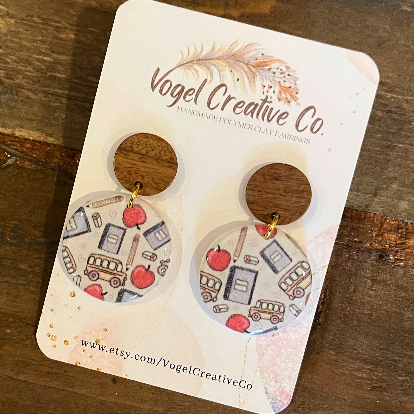 Polymer Clay Earrings | Teacher