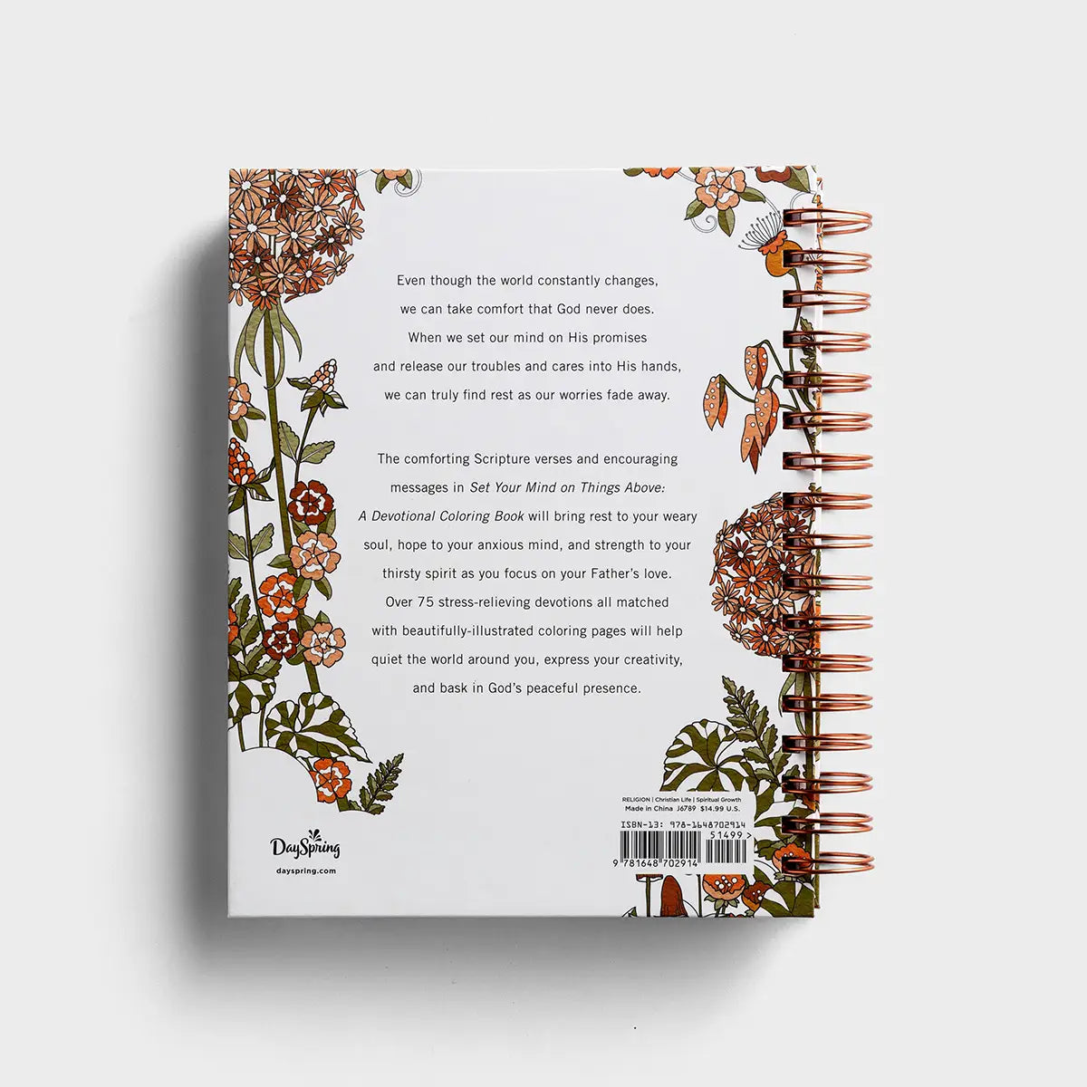 Devotional Coloring Book | Set Your Mind on Things Above