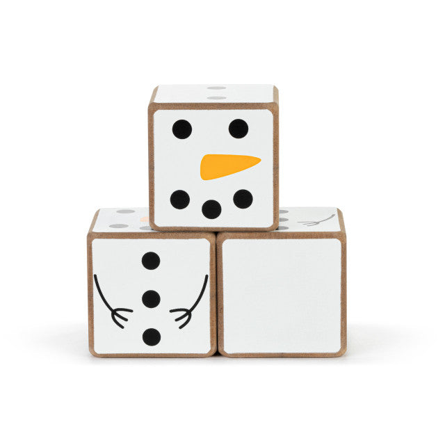 Snowman Counting Dice Set