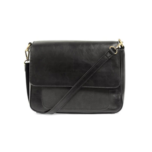 Lexi Convertible Shoulder Bag with Suede Trim