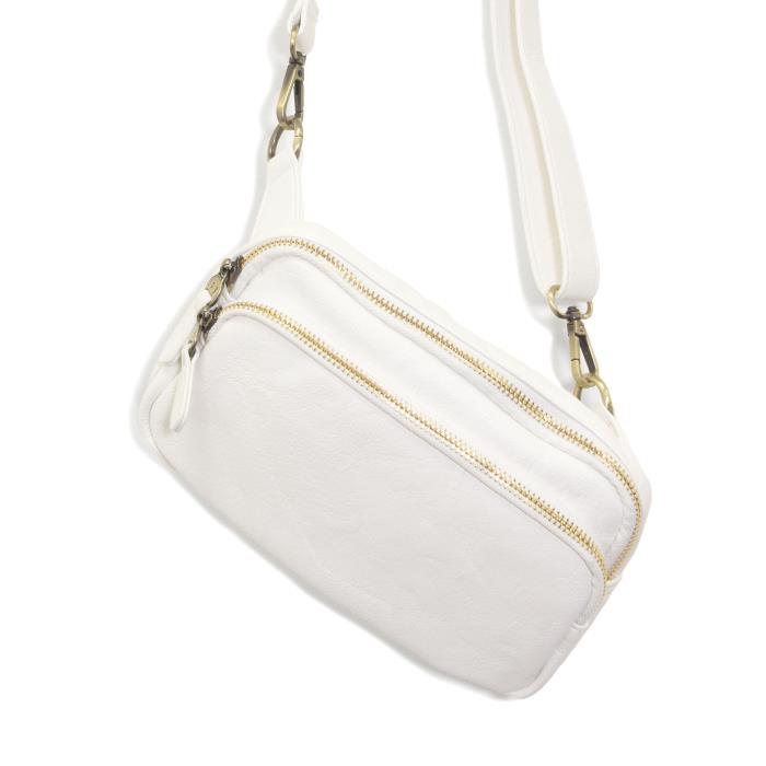 Kylie Double Zip Sling Belt Bag