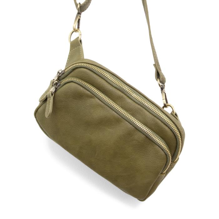 Kylie Double Zip Sling Belt Bag