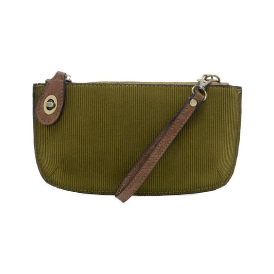 Corduroy Mini Crossbody Wristlet