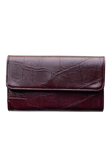 Faux Croc Marnie Mini Tri-fold Wallet