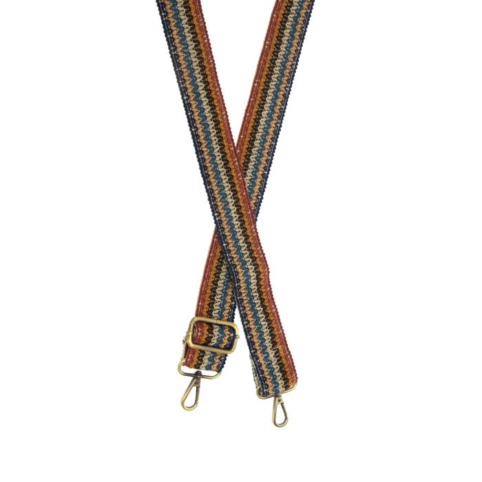 1.5" Multi Row Woven Guitar Strap