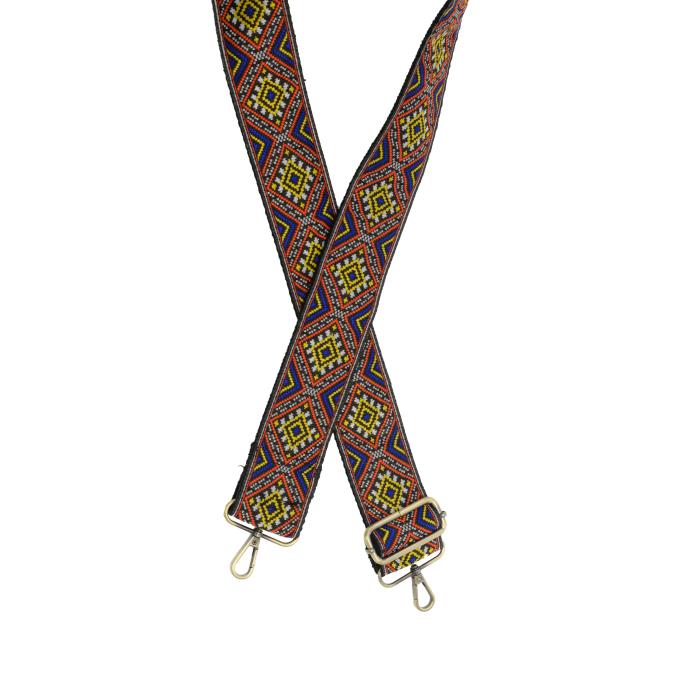 2"" Multi Retro Diamond Guitar Strap