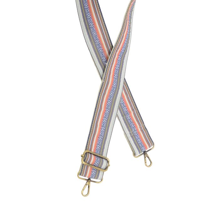 2" Boho Stripe Guitar Strap