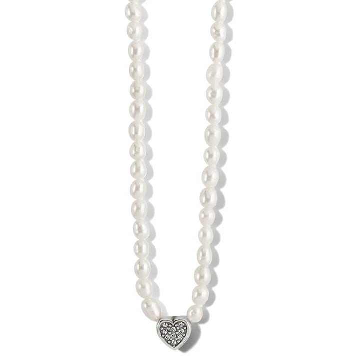 Meridian Zenith Heart Pearl Necklace