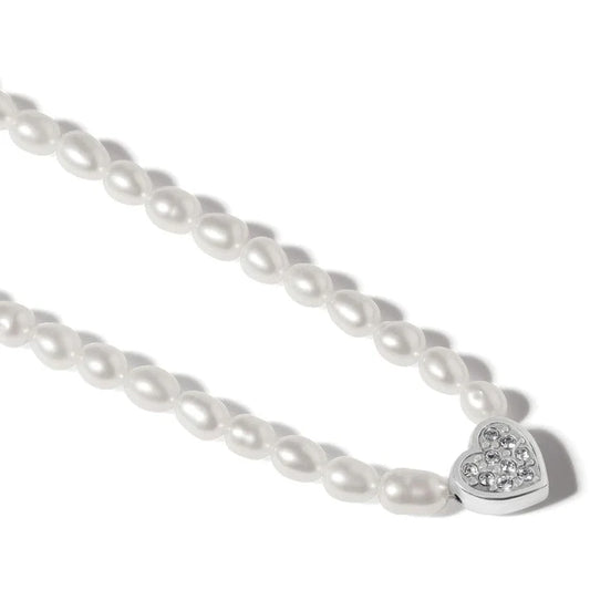 Meridian Zenith Heart Pearl Necklace