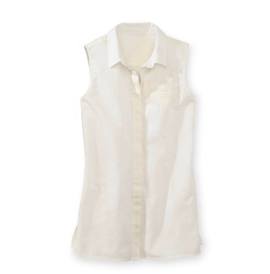 Sleeveless Linen Blend Tunic