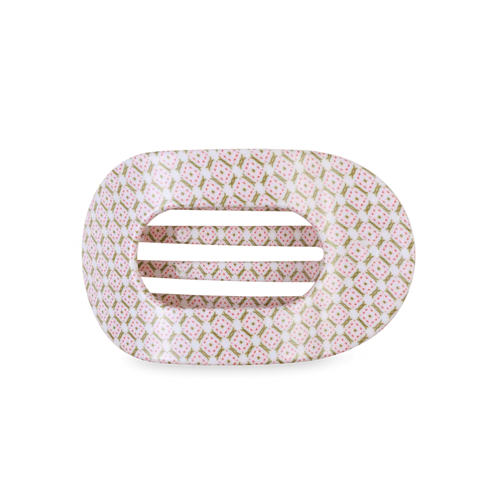 Pine & Pearl Flat Round Hair Clip