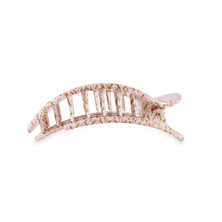 Pine & Pearl Flat Round Hair Clip