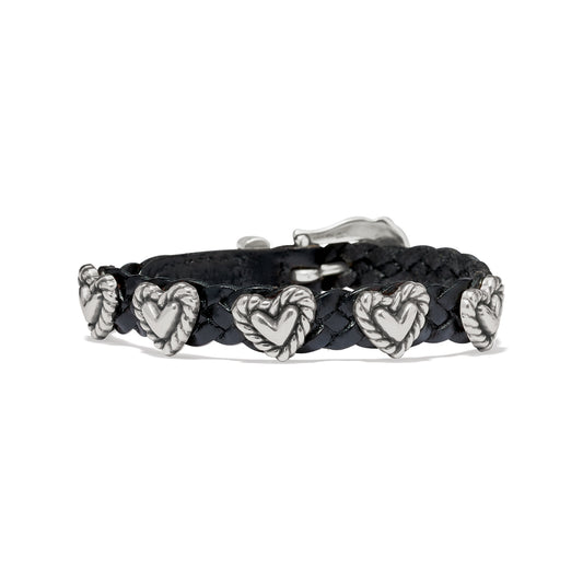 Kriss Kross Etched Bandit Bracelet | Black