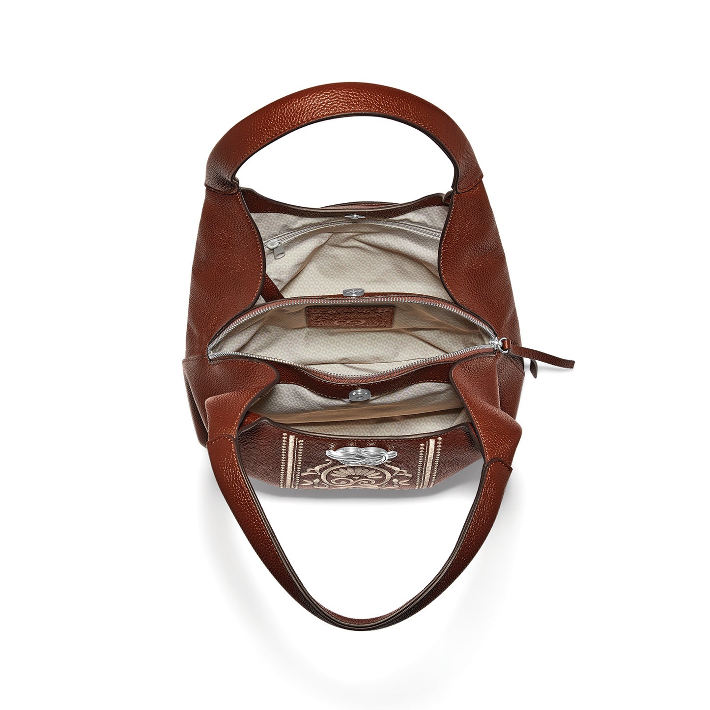 Selene Embroidered Shoulder Bag