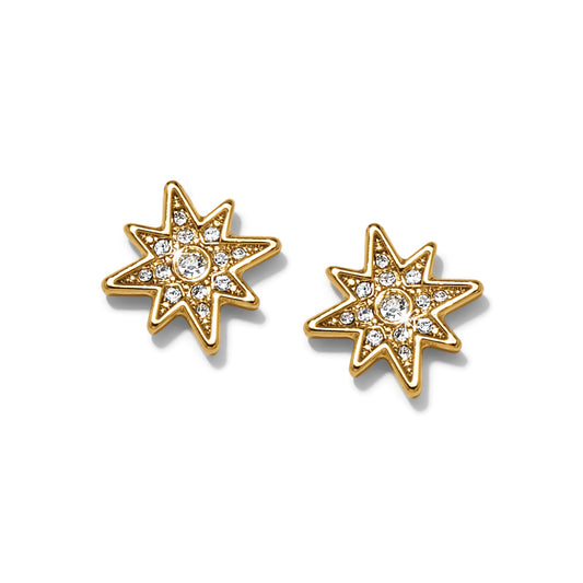 Enchanting Star Post Earrings | Gold