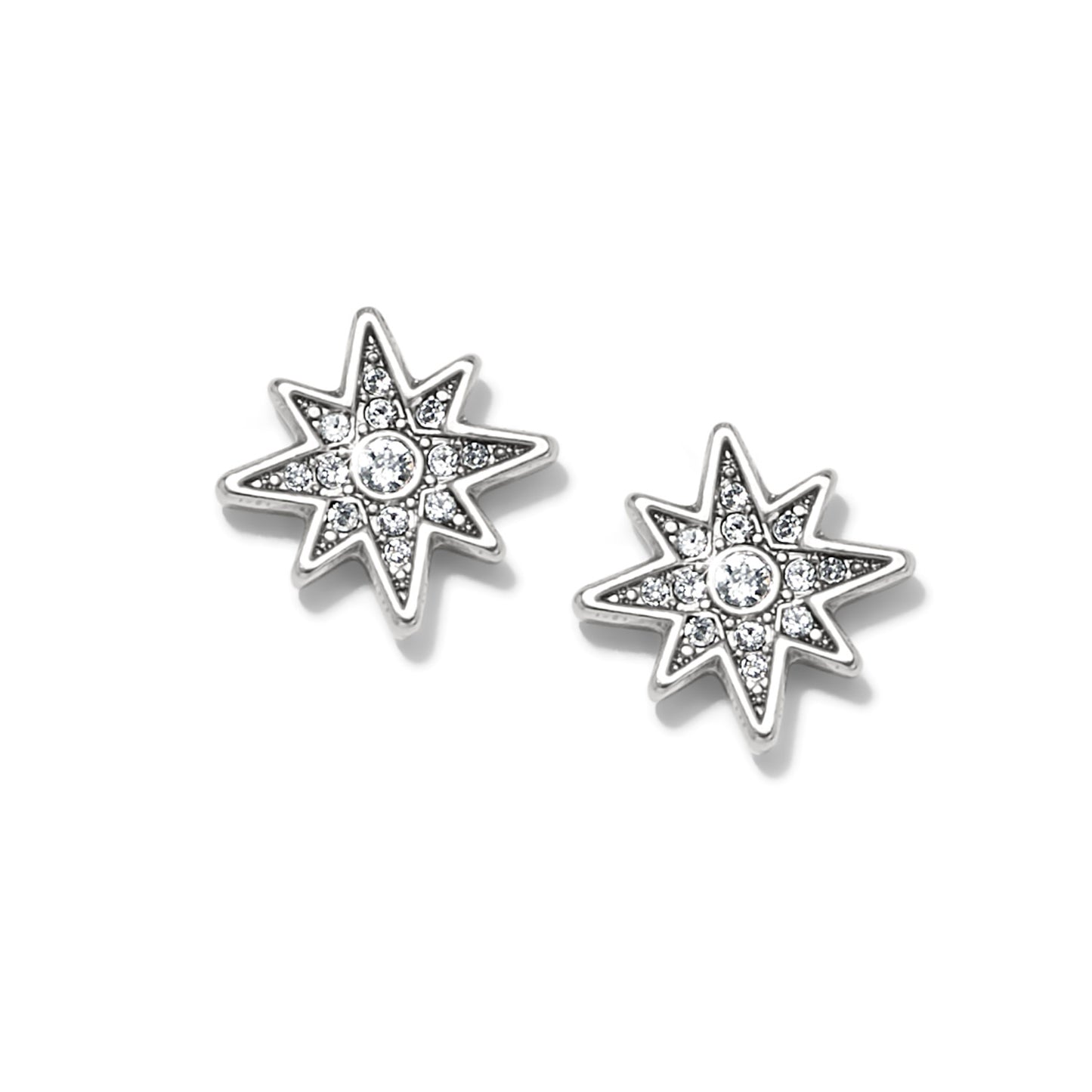 Enchanting Star Post Earrings | Silver