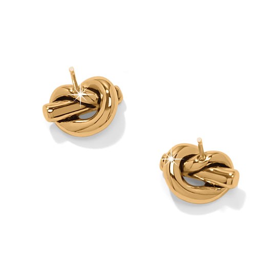 Interlok Single Knot Mini Earrings