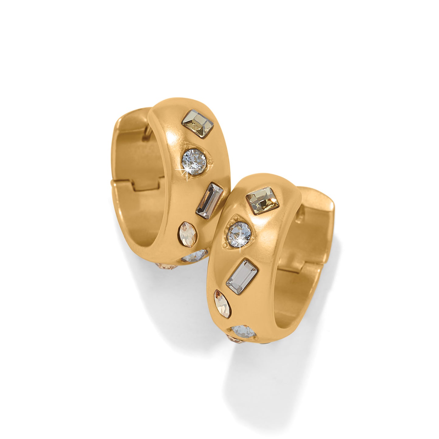 B Radiant Gold Hoop Earrings