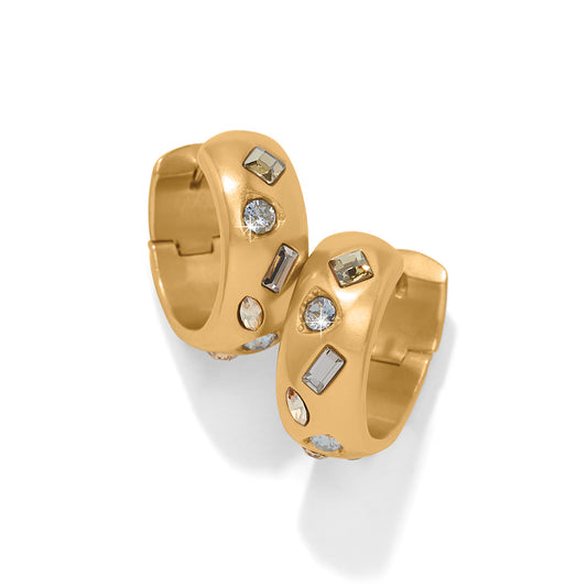 B Radiant Gold Hoop Earrings