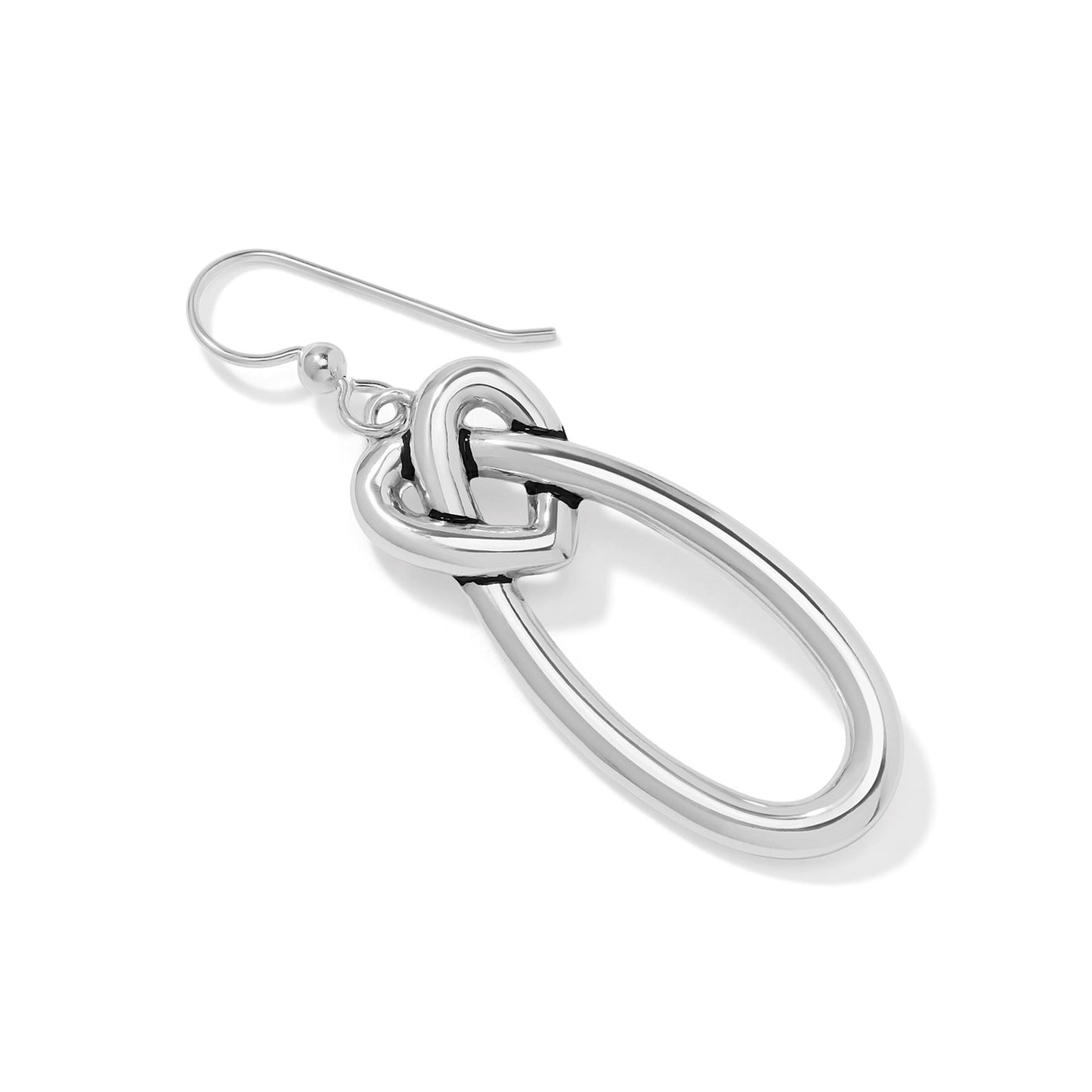 Interlok Linked Hearts French Wire Earrings