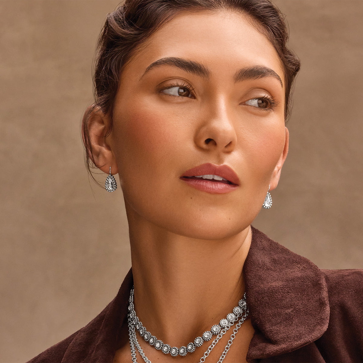 Twinkle Luxe Teardrop French Wire Earrings