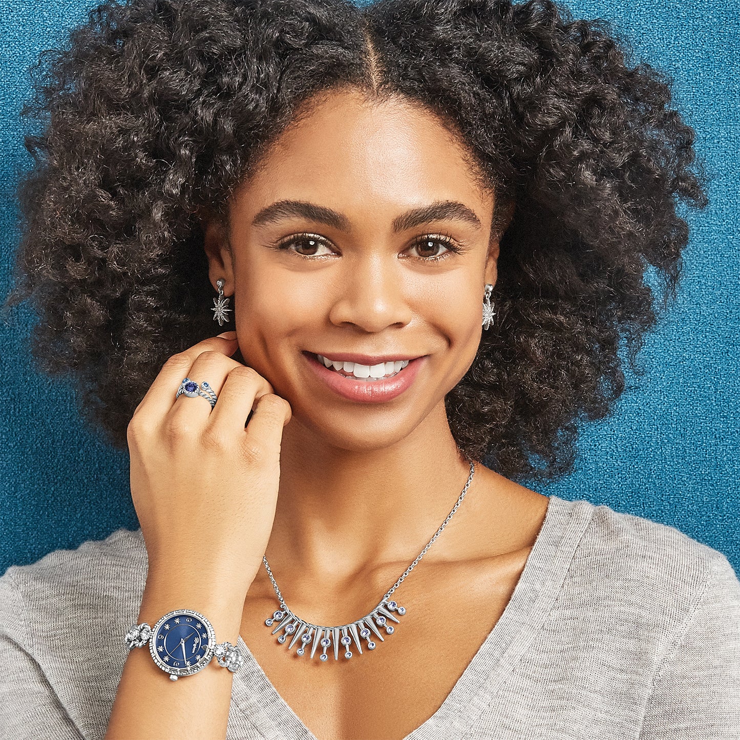 Radiant Star Post Earrings