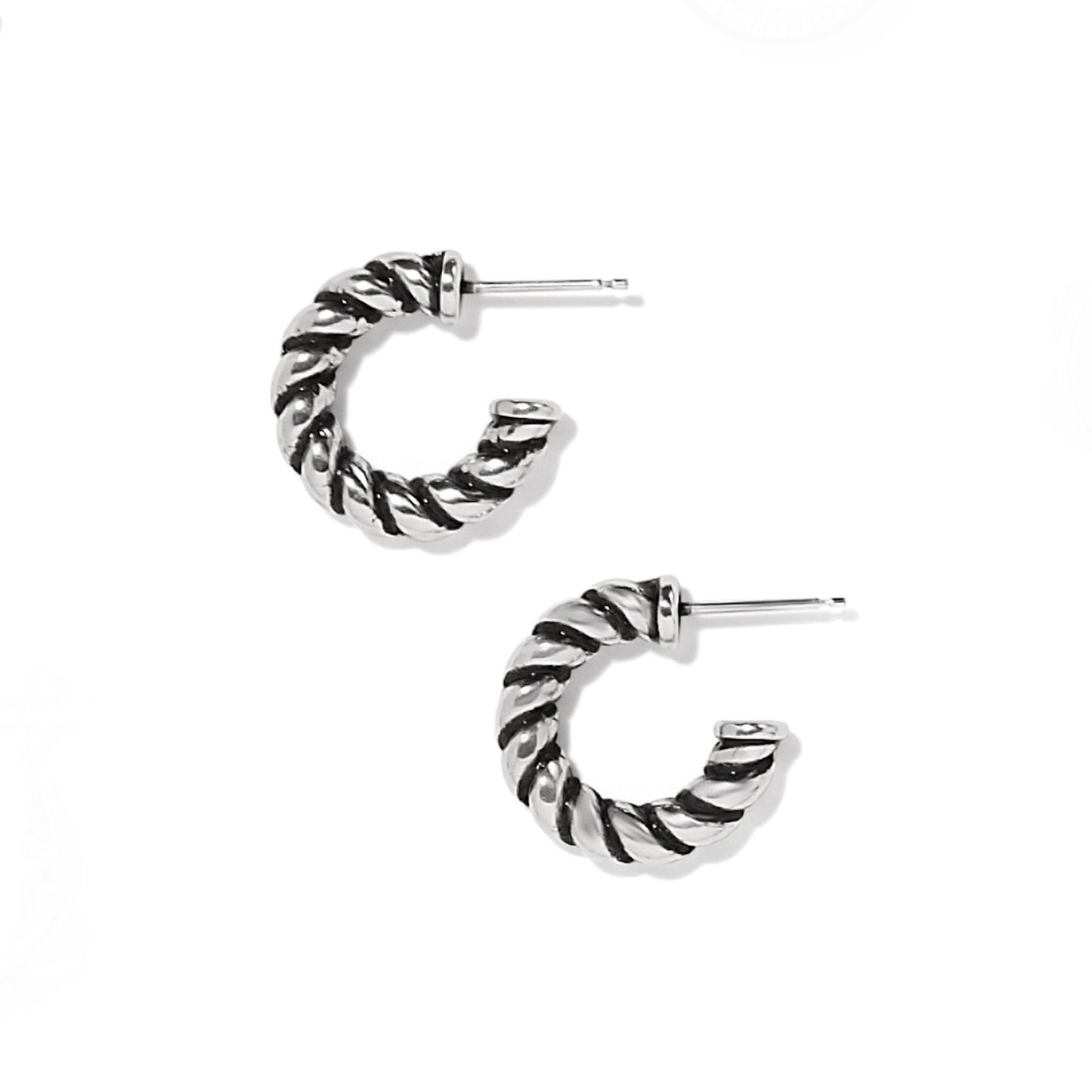 Interlok Twist Small Post Hoop Earrings