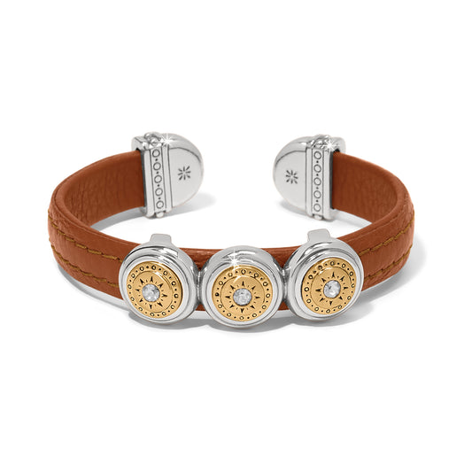 Mosaic 2-tone Luggage Disc Cuff