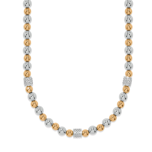 Meridian Petite Station 2-tone Necklace